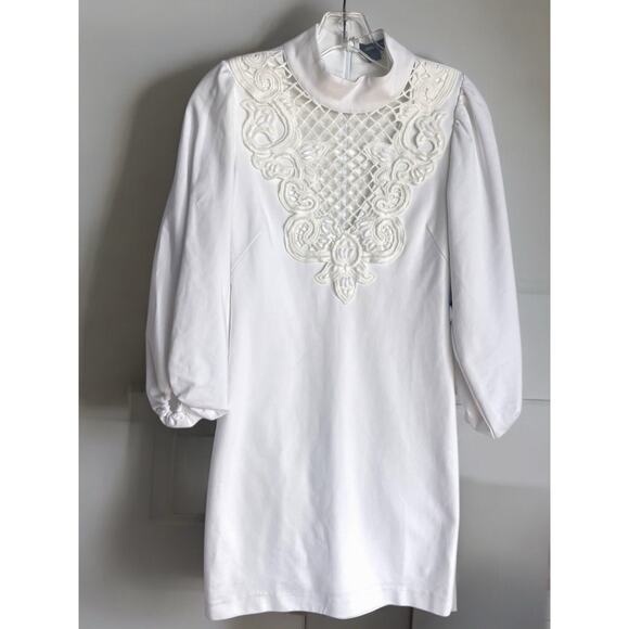 NWT Boston Proper Dress XS-S Beaded Preppy Old Money First Lady Regency - Picture 1 of 9